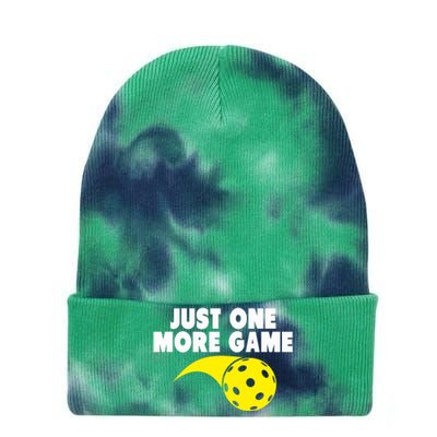 Pickleball Just One More Game Tie Dye 12in Knit Beanie