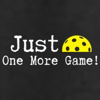 Pickleball Just One More Game Pickleball Lover Gift Golf Towel