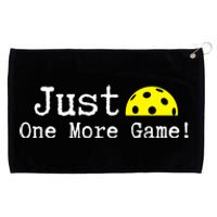 Pickleball Just One More Game Pickleball Lover Gift Grommeted Golf Towel