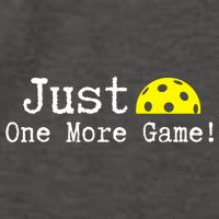 Pickleball Just One More Game Pickleball Lover Gift Vector Backpack