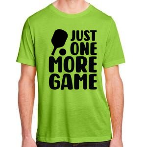 Pickleball Just One More Game Adult ChromaSoft Performance T-Shirt