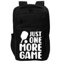 Pickleball Just One More Game Impact Tech Backpack