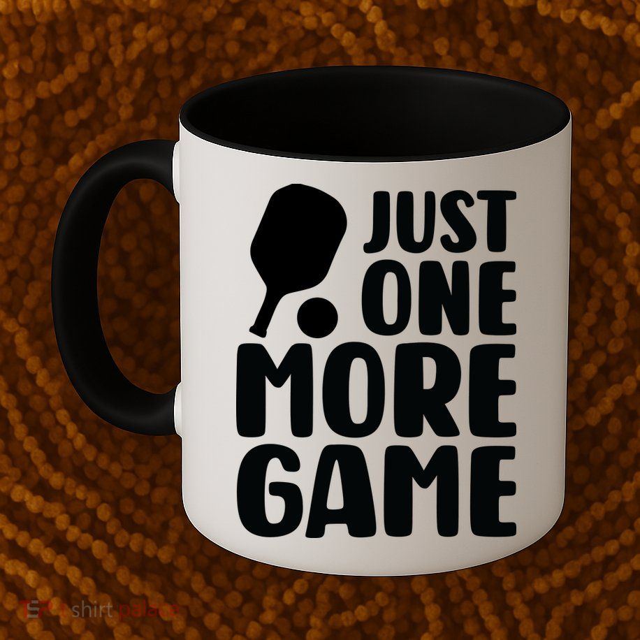Pickleball Just One More Game Mug