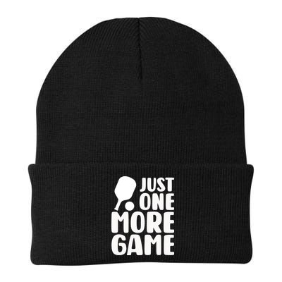 Pickleball Just One More Game Beanie