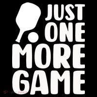 Pickleball Just One More Game Sustainable Beanie