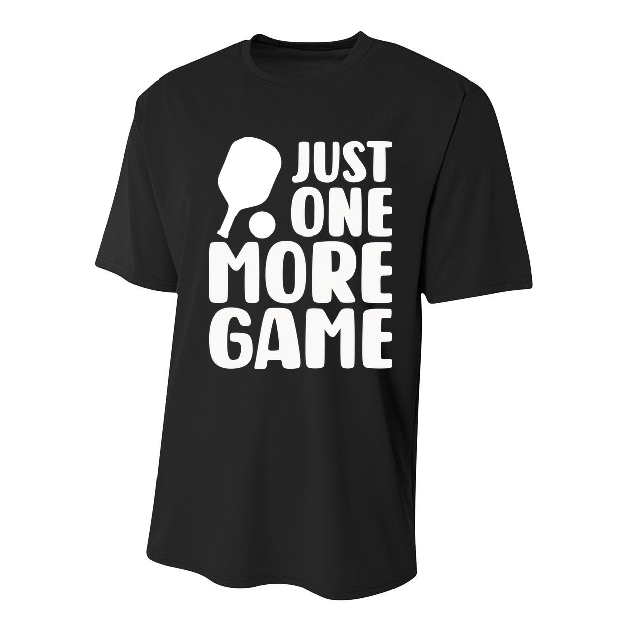 Pickleball Just One More Game Youth Performance Sprint T-Shirt
