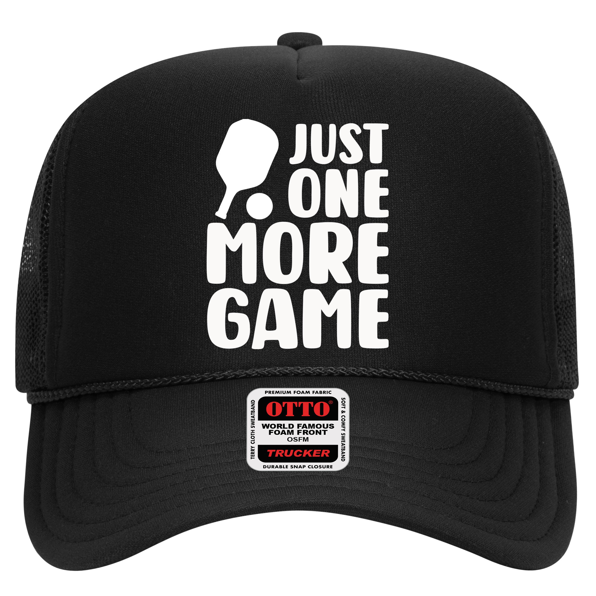 Pickleball Just One More Game Hat