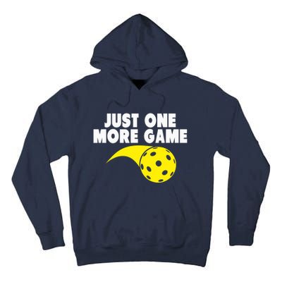 Pickleball Just One More Game Tall Hoodie