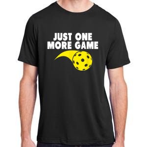 Pickleball Just One More Game Adult ChromaSoft Performance T-Shirt