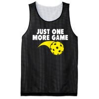 Pickleball Just One More Game Mesh Reversible Basketball Jersey Tank