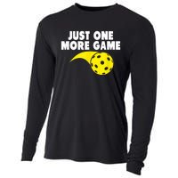 Pickleball Just One More Game Cooling Performance Long Sleeve Crew