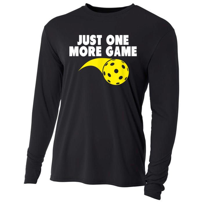 Pickleball Just One More Game Cooling Performance Long Sleeve Crew