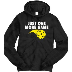 Pickleball Just One More Game Tie Dye Hoodie