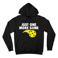 Pickleball Just One More Game Tall Hoodie