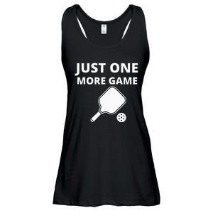 Pickleball Just One More Game funny sport Ladies Essential Flowy Tank