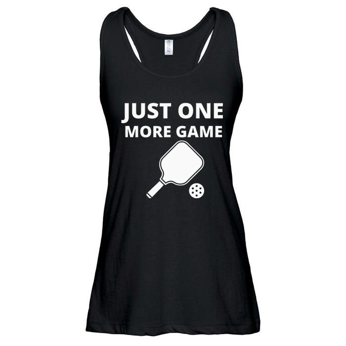 Pickleball Just One More Game funny sport Ladies Essential Flowy Tank