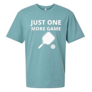 Pickleball Just One More Game funny sport Sueded Cloud Jersey T-Shirt