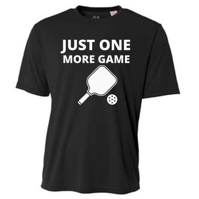 Pickleball Just One More Game funny sport Cooling Performance Crew T-Shirt