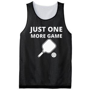 Pickleball Just One More Game funny sport Mesh Reversible Basketball Jersey Tank