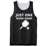 Pickleball Just One More Game funny sport Mesh Reversible Basketball Jersey Tank