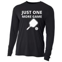 Pickleball Just One More Game funny sport Cooling Performance Long Sleeve Crew