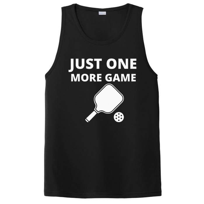 Pickleball Just One More Game funny sport PosiCharge Competitor Tank