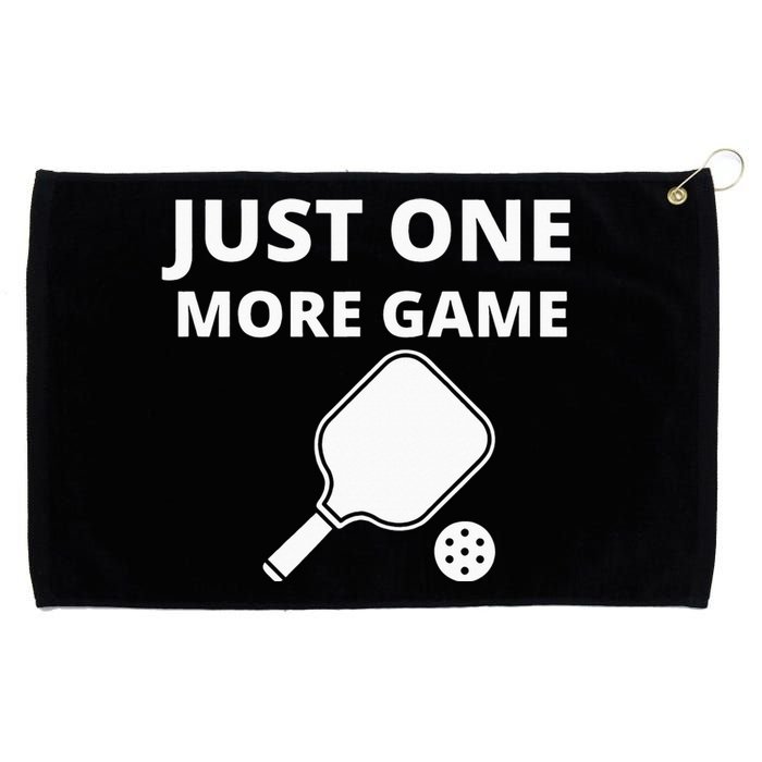 Pickleball Just One More Game funny sport Grommeted Golf Towel