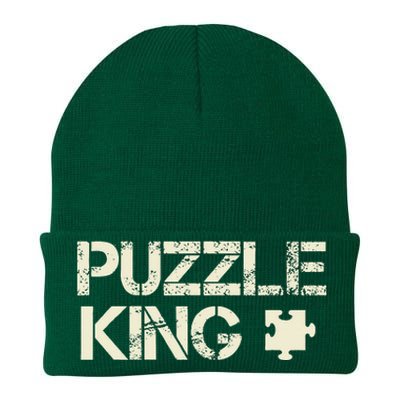 Proud Jigsaw Puzzle King Gifts Lover Puzzle Love Gift Knit Cap Winter Beanie