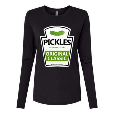 Pickle Jar Womens Cotton Relaxed Long Sleeve T-Shirt