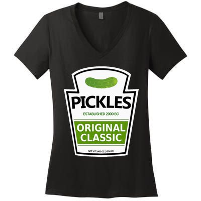 Pickle Jar Women's V-Neck T-Shirt