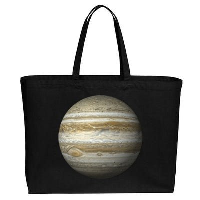 Planet Jupiter Cotton Canvas Jumbo Tote