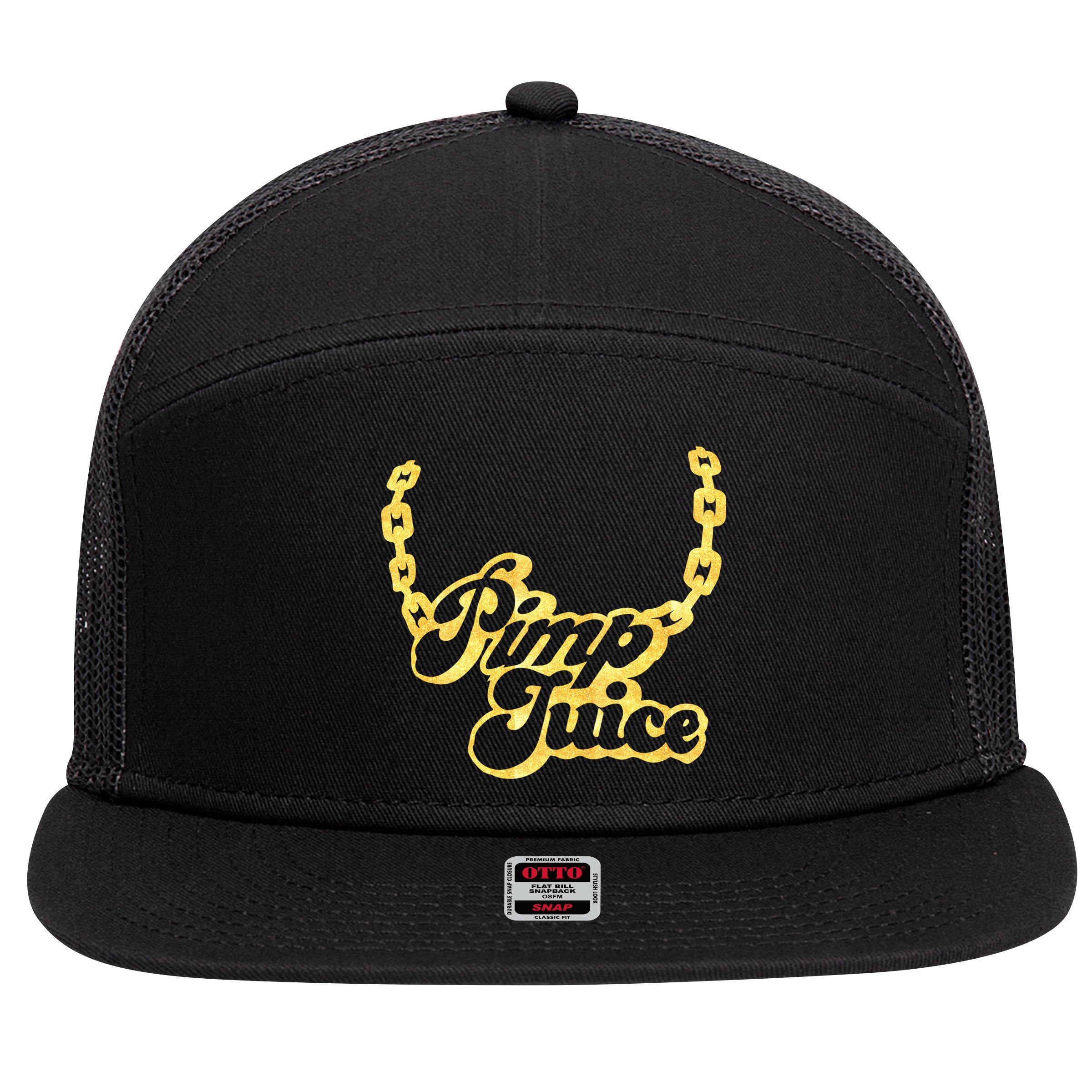 Pimp Juice 7 Panel Mesh Trucker Snapback Hat