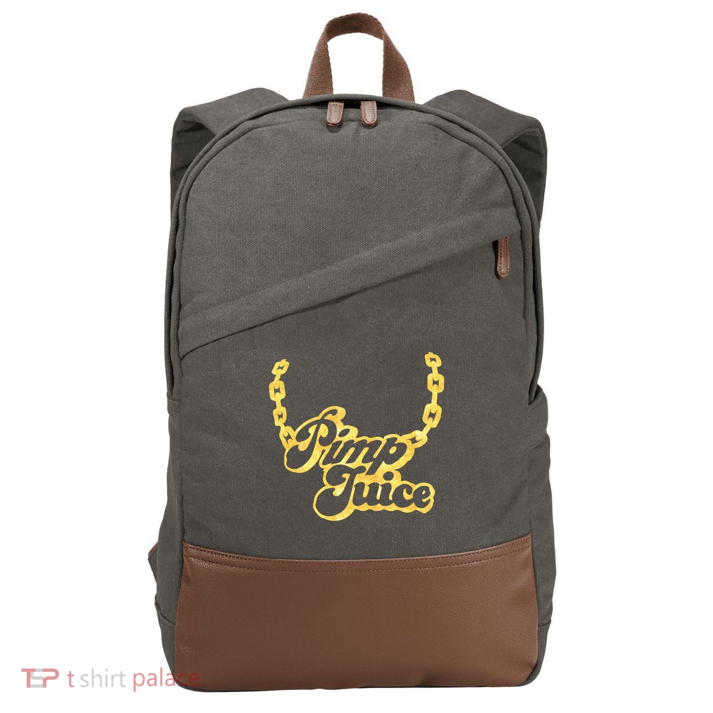 Pimp Juice Cotton Canvas Backpack