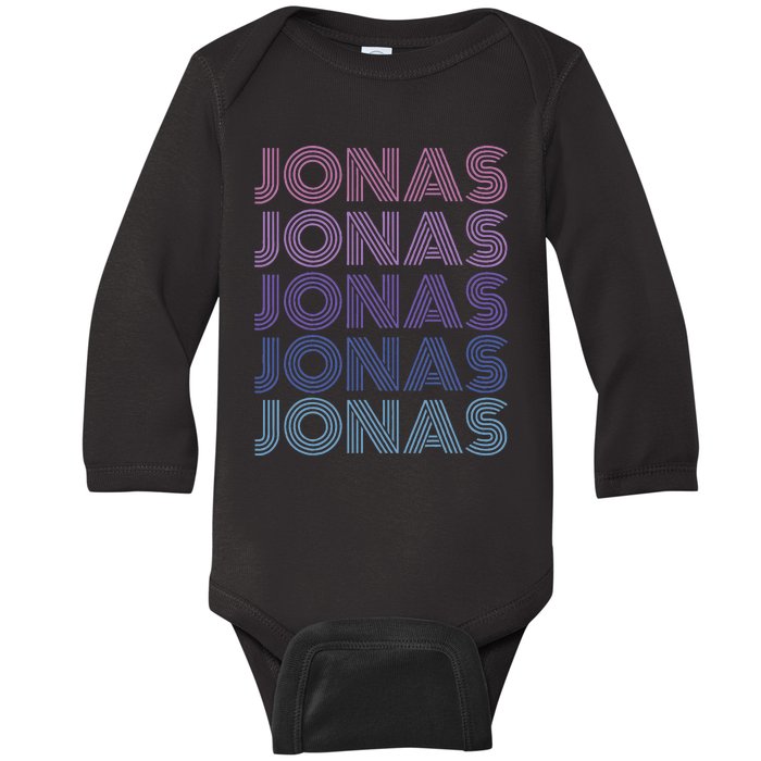 Purple Jonas Baby Long Sleeve Bodysuit