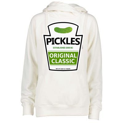Pickle Jar Womens Funnel Neck Pullover Hood