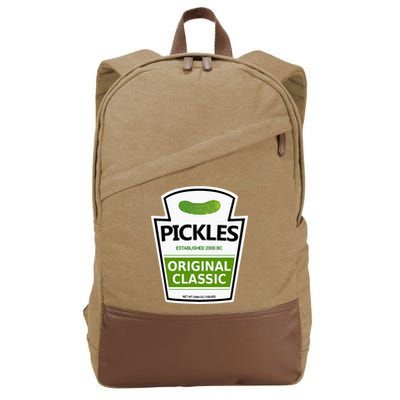 Pickle Jar Cotton Canvas Backpack