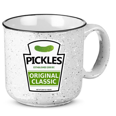 Pickle Jar 15oz Campfire Ceramic Mug