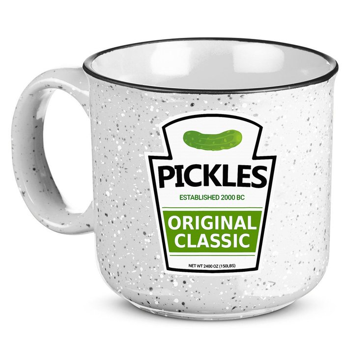 Pickle Jar 15oz Campfire Ceramic Mug