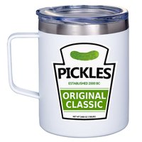 Pickle Jar 12oz Stainless Steel Coffee Mug