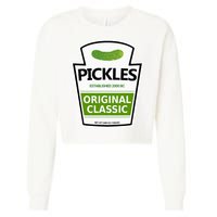 Pickle Jar Cropped Pullover Crew