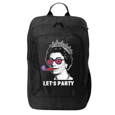 Platinum Jubilee. Queen & Union Jack LetS Party Funny Queen City Backpack