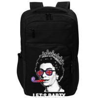 Platinum Jubilee. Queen & Union Jack LetS Party Funny Queen Impact Tech Backpack