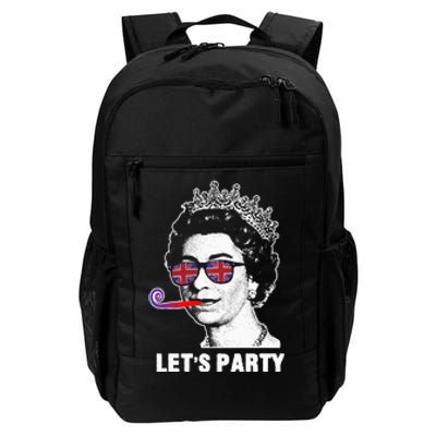 Platinum Jubilee. Queen & Union Jack LetS Party Funny Queen Daily Commute Backpack