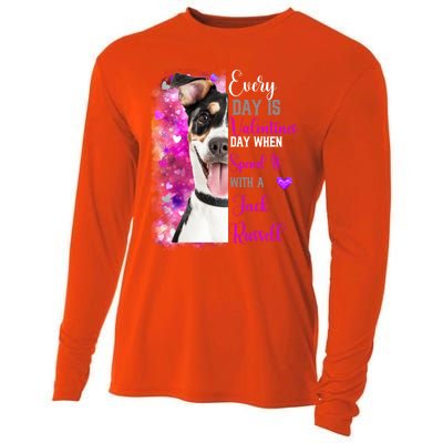 Parsons Jack Russell Mom Funny Valentines Day Dog Lovers Gift Cooling Performance Long Sleeve Crew