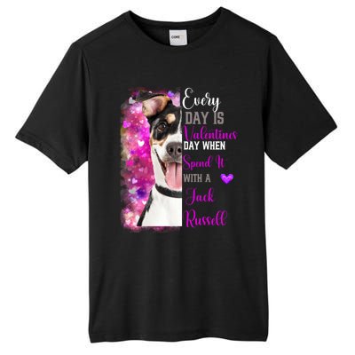 Parsons Jack Russell Mom Funny Valentines Day Dog Lovers Gift Tall Fusion ChromaSoft Performance T-Shirt