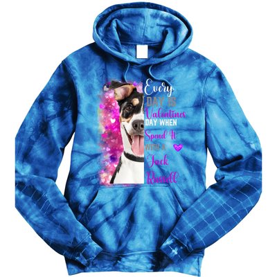 Parsons Jack Russell Mom Funny Valentines Day Dog Lovers Gift Tie Dye Hoodie