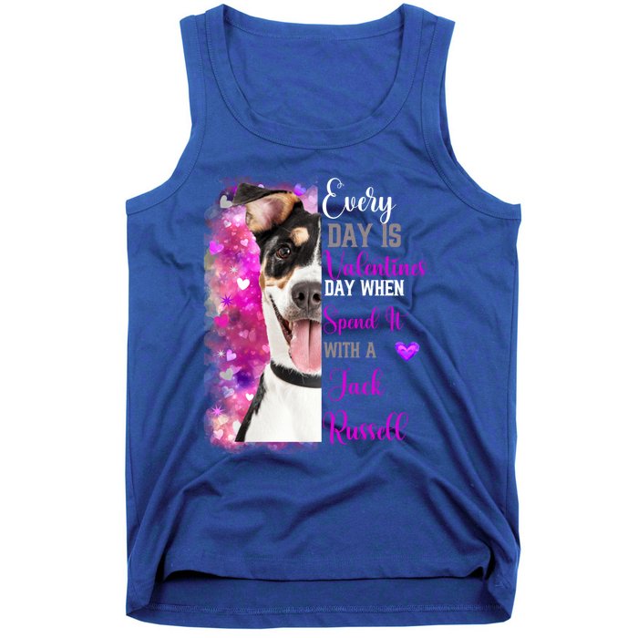 Parsons Jack Russell Mom Funny Valentines Day Dog Lovers Gift Tank Top