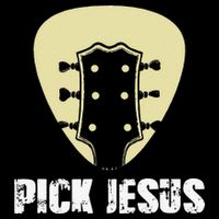 Pick Jesus Religious Musician Idea Guitar Worship Backpack