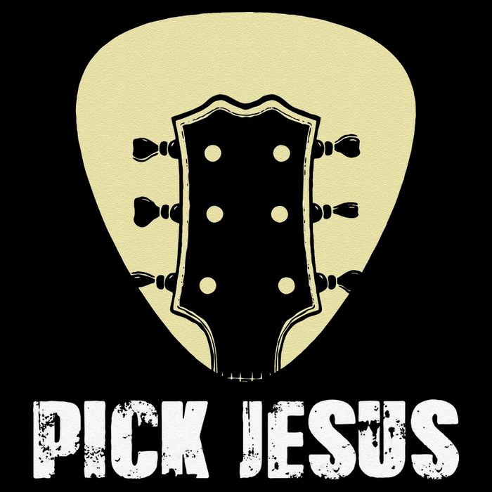 Pick Jesus Religious Musician Idea Guitar Worship 16 in Basic Backpack