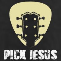 Pick Jesus Religious Musician Idea Guitar Worship Tumbler
